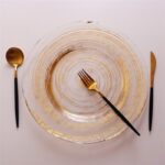 Wholesale Glass Charger Plate PZ-072